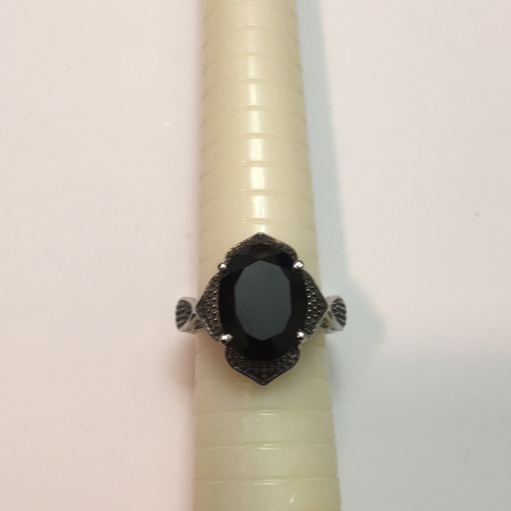 Thai Black Spinel Ring